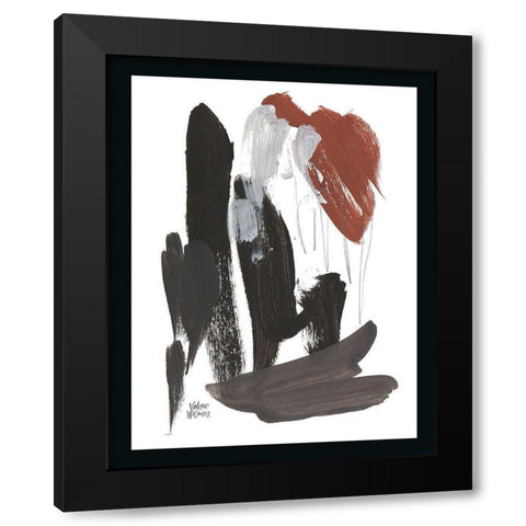 Noir Two Black Modern Wood Framed Art Print by Wieners, Valerie