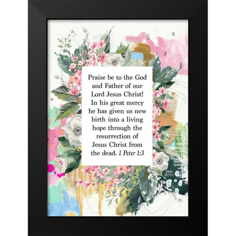 Praise Be Black Modern Wood Framed Art Print by Wieners, Valerie
