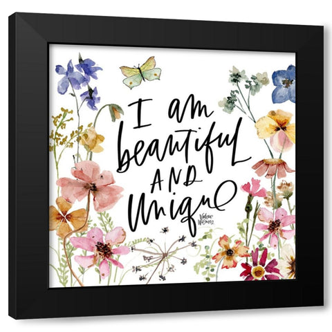 Beautiful and Unique Black Modern Wood Framed Art Print by Wieners, Valerie