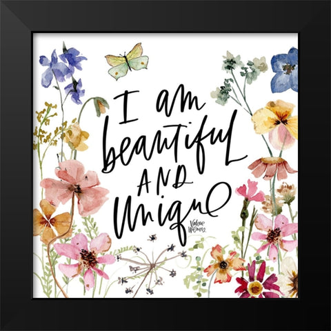 Beautiful and Unique Black Modern Wood Framed Art Print by Wieners, Valerie