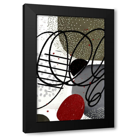 Graystone II Black Modern Wood Framed Art Print by Burney, Yvonne Coleman