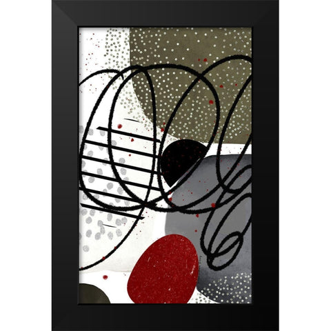 Graystone II Black Modern Wood Framed Art Print by Burney, Yvonne Coleman
