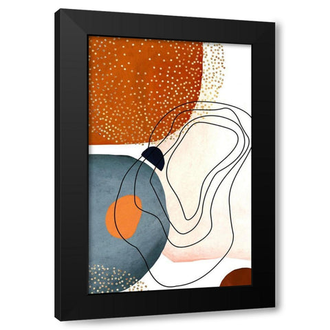 Trailblazer Black Modern Wood Framed Art Print by Burney, Yvonne Coleman