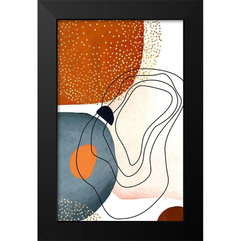 Trailblazer Black Modern Wood Framed Art Print by Burney, Yvonne Coleman