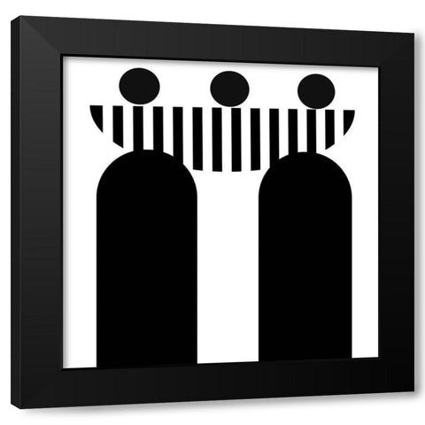 Boat Ride Black Modern Wood Framed Art Print with Double Matting by Burney, Yvonne Coleman