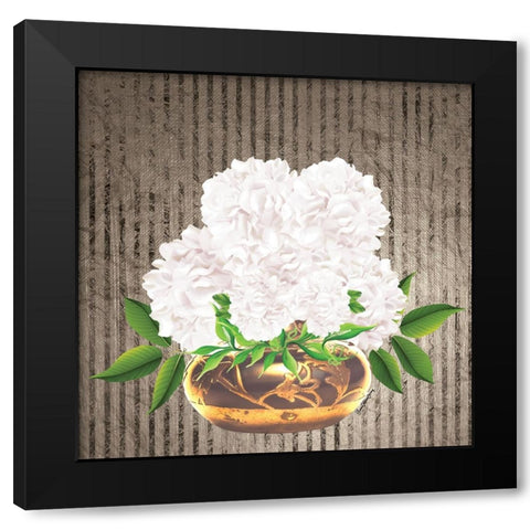 Providence Botanical Black Modern Wood Framed Art Print by Burney, Yvonne Coleman