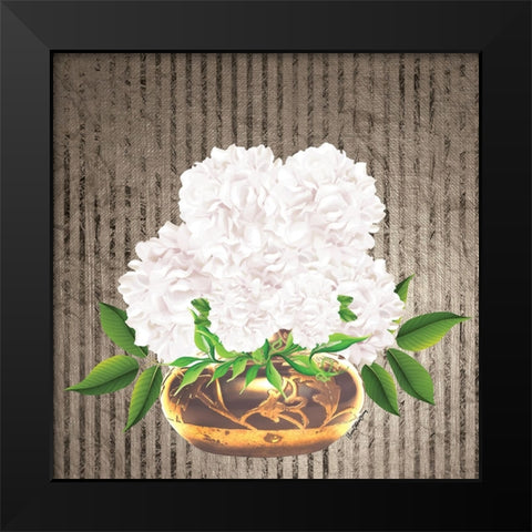 Providence Botanical Black Modern Wood Framed Art Print by Burney, Yvonne Coleman