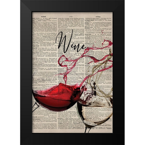 Toast Black Modern Wood Framed Art Print by Burney, Yvonne Coleman