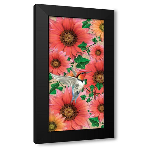 Mango Black Modern Wood Framed Art Print with Double Matting by Burney, Yvonne Coleman