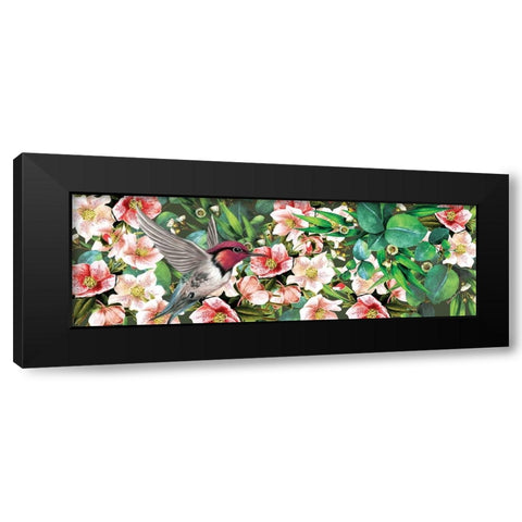 Sweet Nectar Black Modern Wood Framed Art Print with Double Matting by Burney, Yvonne Coleman