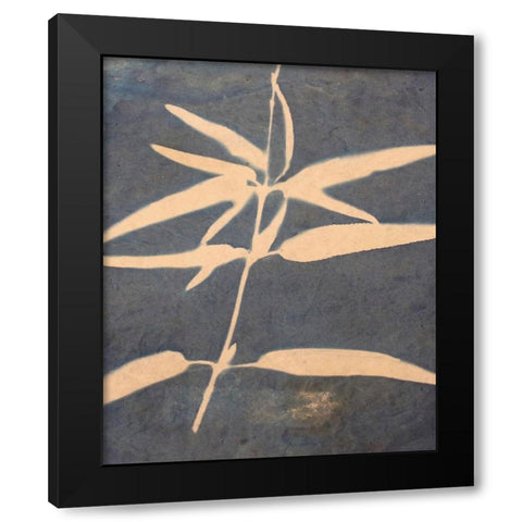 Blue XIII Black Modern Wood Framed Art Print with Double Matting by Yellow Cafe
