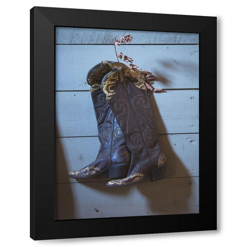 If These Books Could Talk Black Modern Wood Framed Art Print by Yellow Cafe