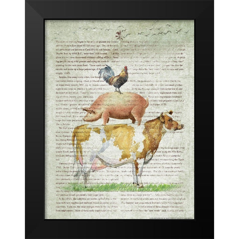 Farm Stand I Black Modern Wood Framed Art Print by Yellow Cafe