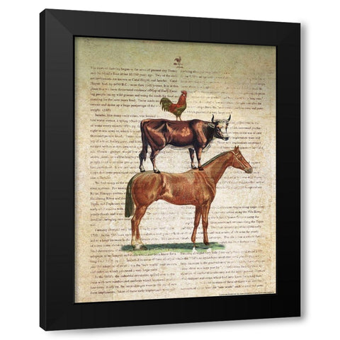 Farm Stand II Black Modern Wood Framed Art Print by Yellow Cafe