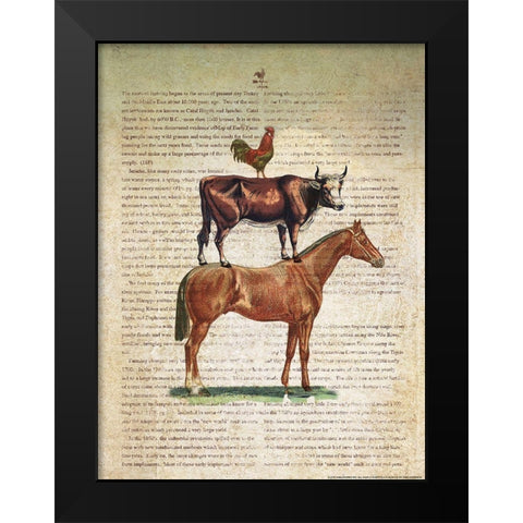 Farm Stand II Black Modern Wood Framed Art Print by Yellow Cafe