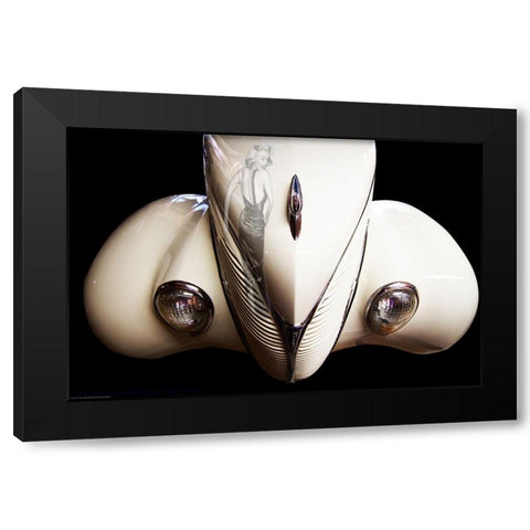 Marilyns Reflection Black Modern Wood Framed Art Print by Yellow Cafe