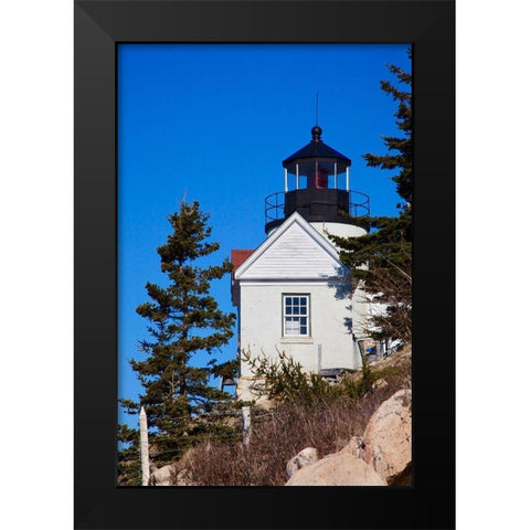 Lighthouse VII Black Modern Wood Framed Art Print by Yellow Cafe