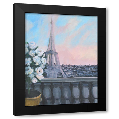 From the Window Black Modern Wood Framed Art Print with Double Matting by Yellow Cafe