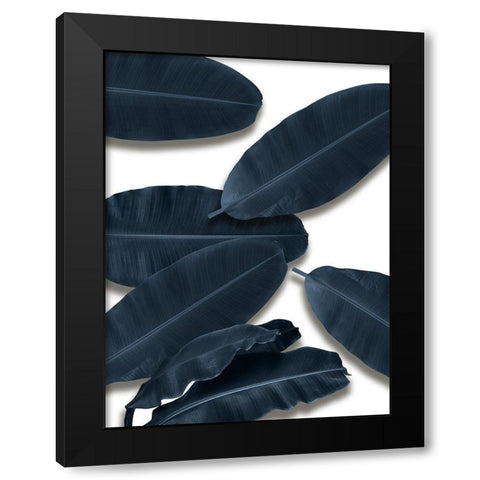 Banana Leaves I  Black Modern Wood Framed Art Print with Double Matting by Sommers, Mindy