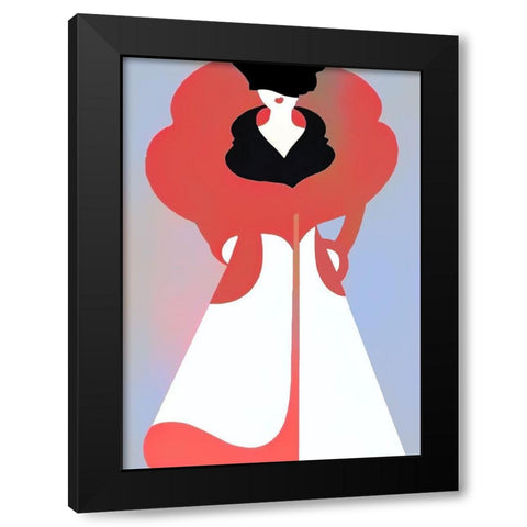 Extra Black Modern Wood Framed Art Print by Sommers, Mindy