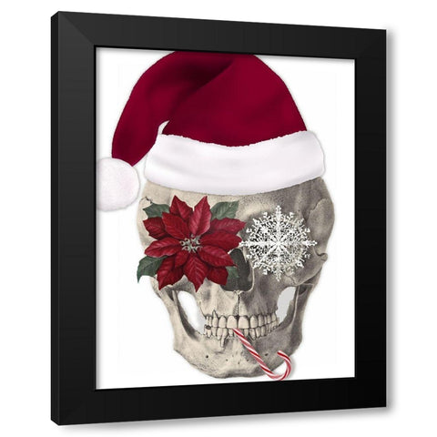 Mister Christmas Black Modern Wood Framed Art Print by Sommers, Mindy