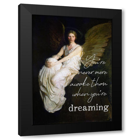 Dreaming Black Modern Wood Framed Art Print by Sommers, Mindy