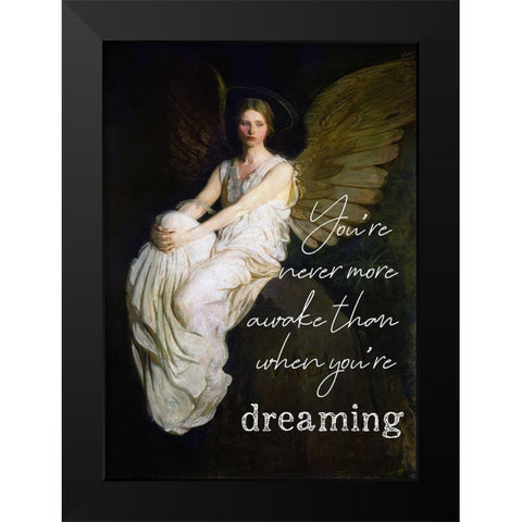 Dreaming Black Modern Wood Framed Art Print by Sommers, Mindy