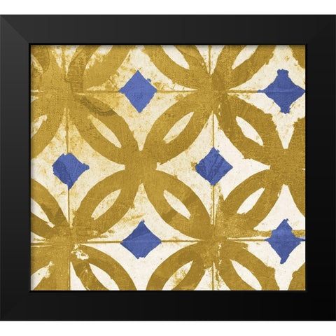 Abigail Geometric Black Modern Wood Framed Art Print by Sommers, Mindy