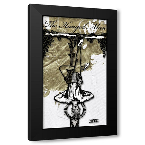 The Hanged Man Black Modern Wood Framed Art Print with Double Matting by Sommers, Mindy
