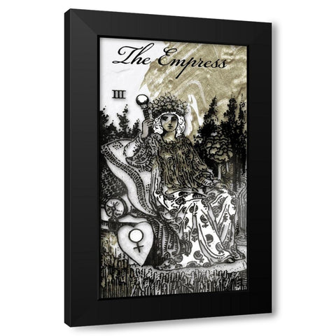The Empress Black Modern Wood Framed Art Print with Double Matting by Sommers, Mindy
