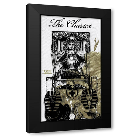 The Chariot Black Modern Wood Framed Art Print with Double Matting by Sommers, Mindy