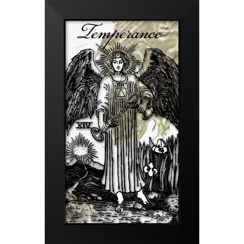 Temperance Black Modern Wood Framed Art Print by Sommers, Mindy