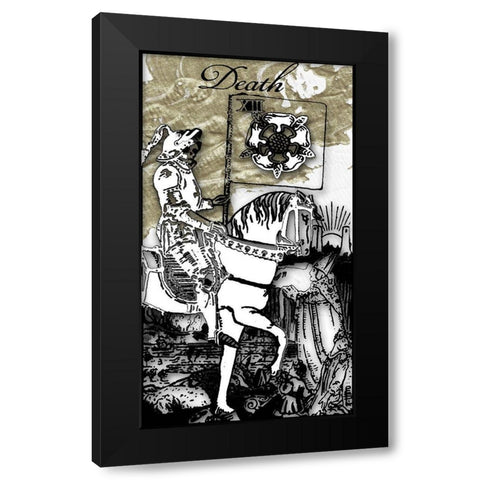 Death Black Modern Wood Framed Art Print with Double Matting by Sommers, Mindy
