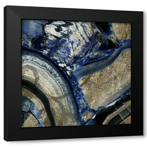 Earthly Pleasures I Black Modern Wood Framed Art Print with Double Matting by Sommers, Mindy
