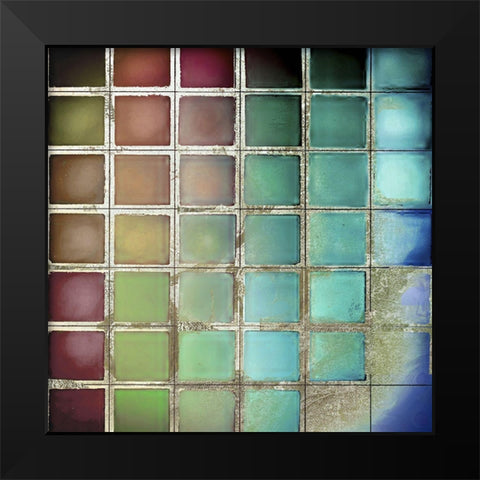Color Chart IV Black Modern Wood Framed Art Print by Sommers, Mindy
