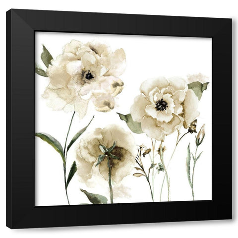 Brittany II Black Modern Wood Framed Art Print with Double Matting by Sommers, Mindy