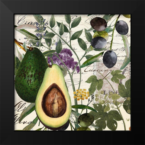 Taormina I Black Modern Wood Framed Art Print by Sommers, Mindy