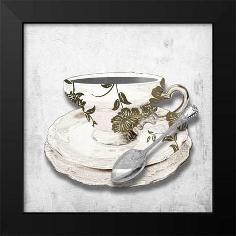 CafÃ© Rendezvous I Black Modern Wood Framed Art Print by Sommers, Mindy