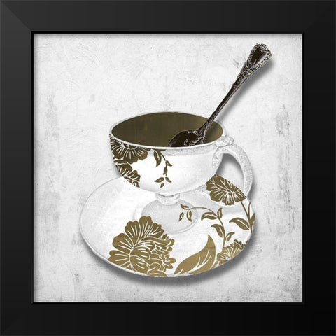 CafÃ© Rendezvous II Black Modern Wood Framed Art Print by Sommers, Mindy