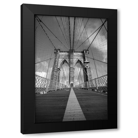 BB2 Black Modern Wood Framed Art Print with Double Matting by Sommers, Mindy