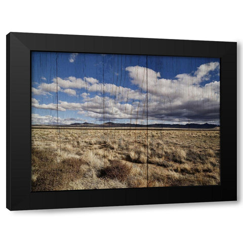 America the Beautiful Black Modern Wood Framed Art Print by Sommers, Mindy