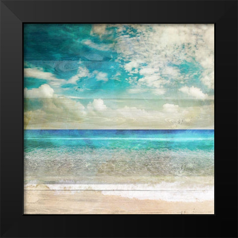Beach II Black Modern Wood Framed Art Print by Sommers, Mindy