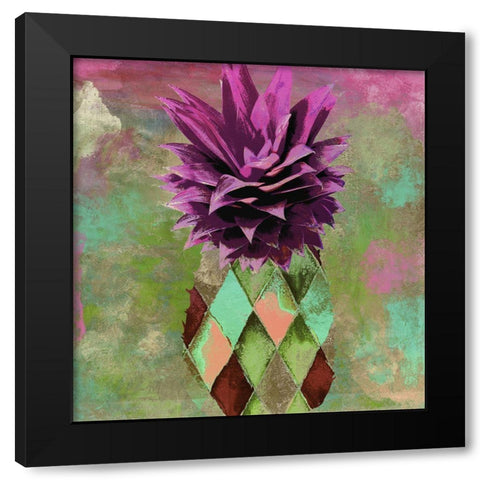 Pineapple Juice II Black Modern Wood Framed Art Print by Sommers, Mindy