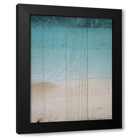 Rustic Beach II Black Modern Wood Framed Art Print by Sommers, Mindy