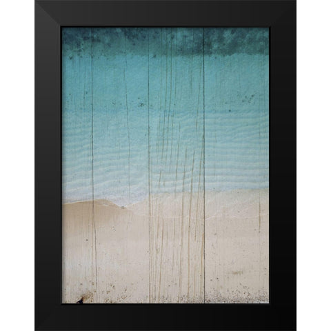 Rustic Beach II Black Modern Wood Framed Art Print by Sommers, Mindy