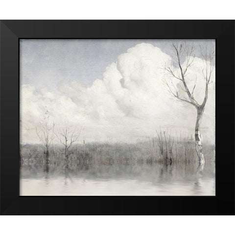 Quiet Time Black Modern Wood Framed Art Print by Sommers, Mindy