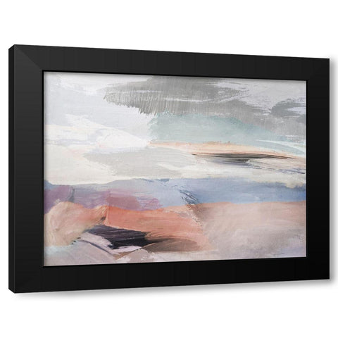 Oasis Black Modern Wood Framed Art Print by Sommers, Mindy