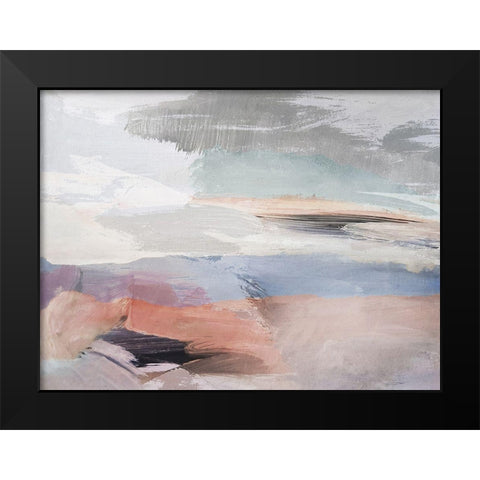 Oasis Black Modern Wood Framed Art Print by Sommers, Mindy