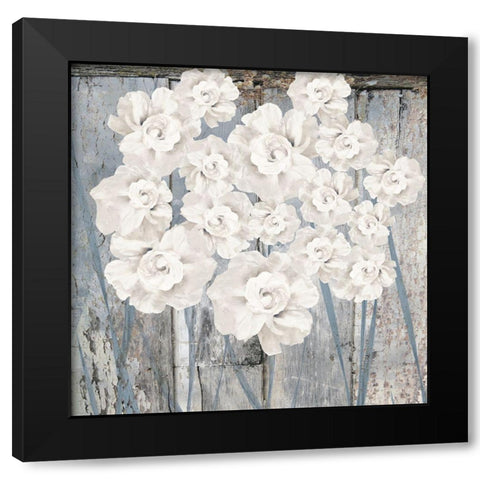 Ivory and Wood Black Modern Wood Framed Art Print by Sommers, Mindy