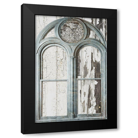 Cerulean Window Black Modern Wood Framed Art Print by Sommers, Mindy